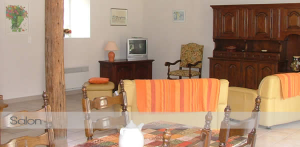 salon salle à manger gites dans l'ouest de la france